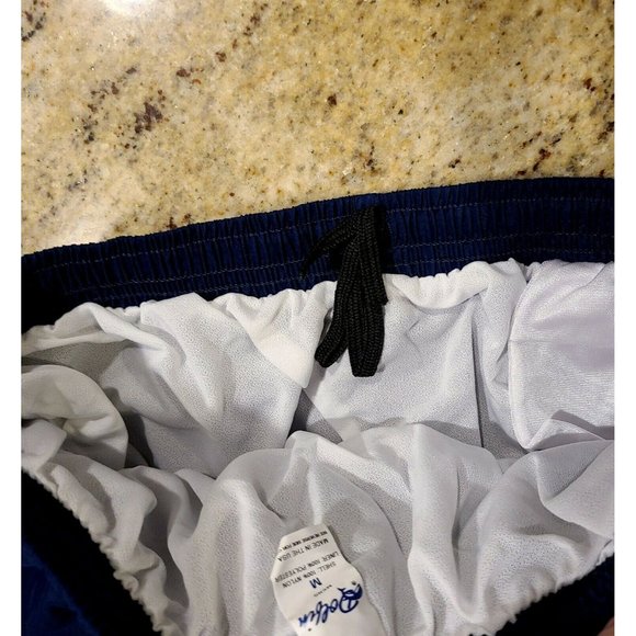 Dolfin Navy Blue Nylon Drawstring Lined Liner Pocket Swim Shorts Trunks Men’s M - Picture 5 of 10